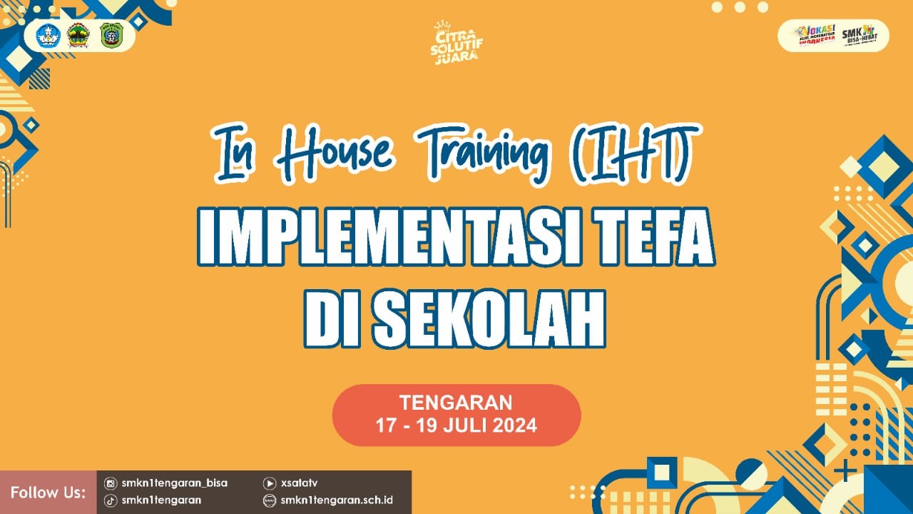 IHT Implementasi Tefa di Sekolah